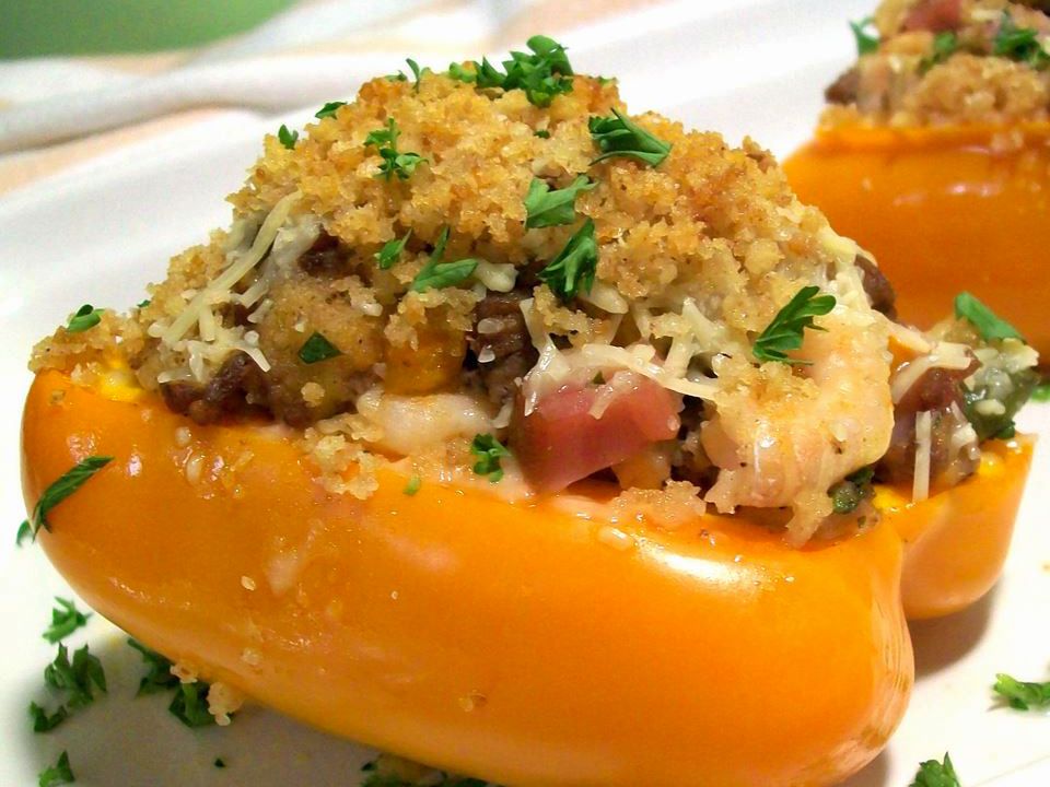 N'Awlins Stuffed Bell Peppers Recipe