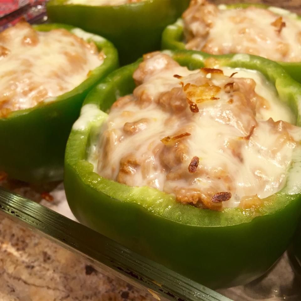Ali's Stuffed Green Peppers Recipe