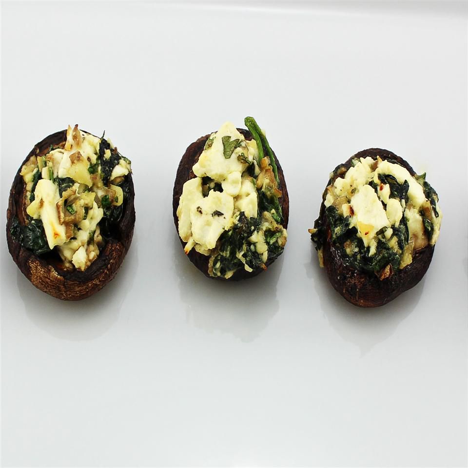 Easy Feta-Stuffed Mushrooms Recipe