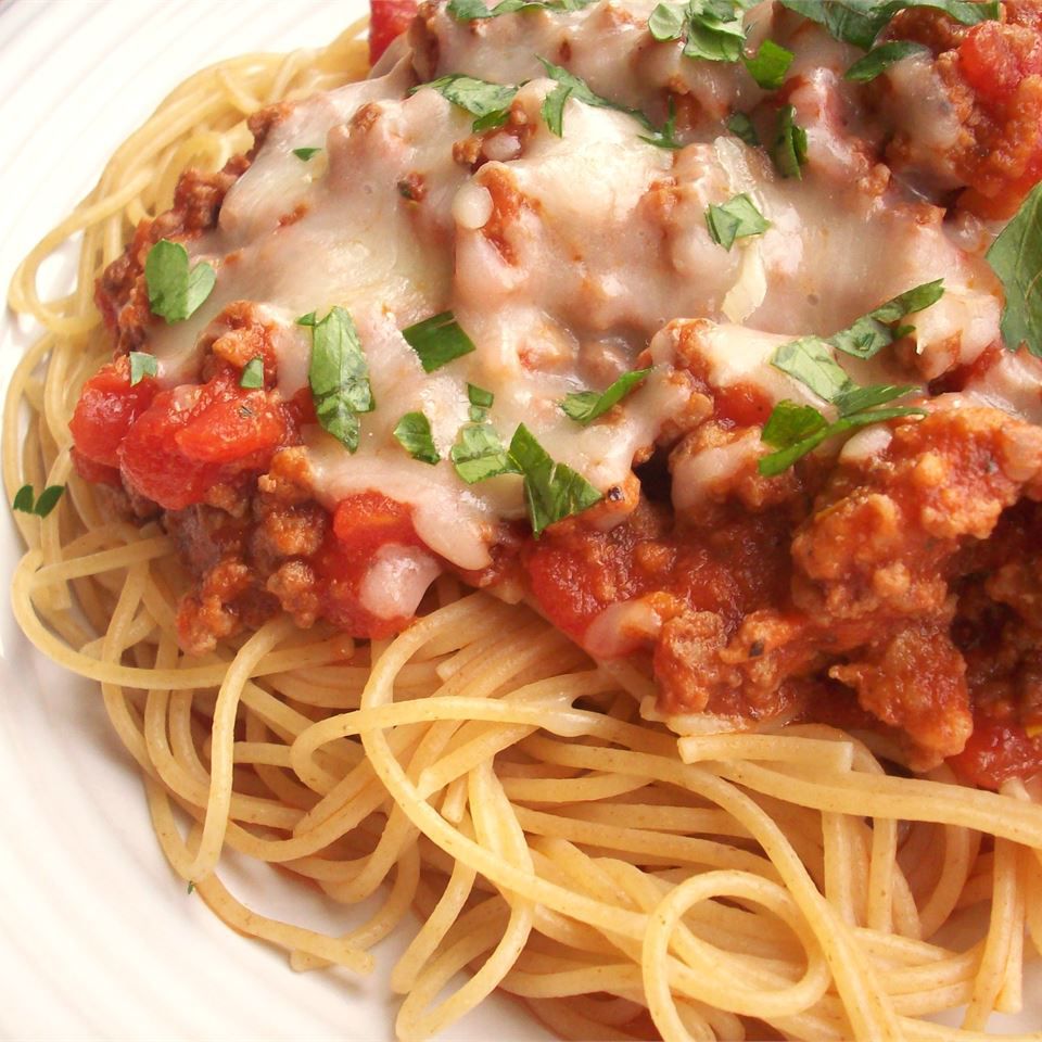 Camp David Spaghetti with Italian Sausage Recipe