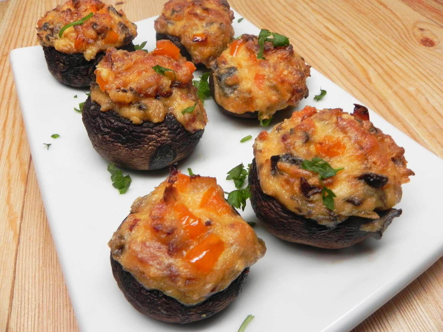 Stuffed Mushrooms with Sour Cream Recipe