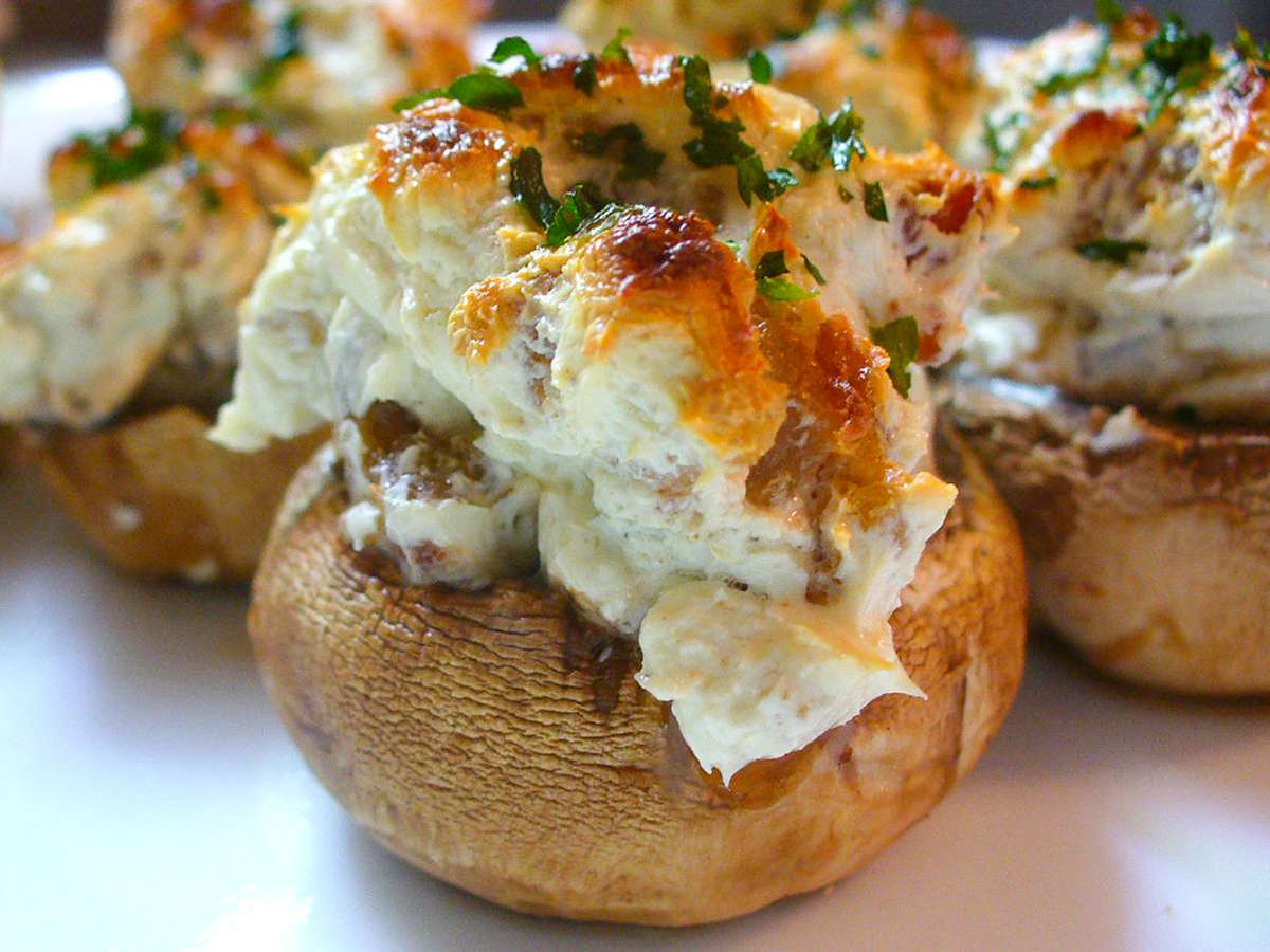 Sausage Stuffed Mushrooms II Recipe