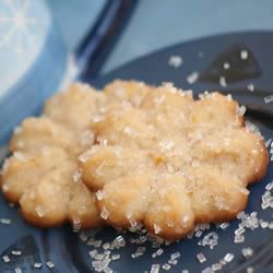 Snowflake Spritz Cookies Recipe