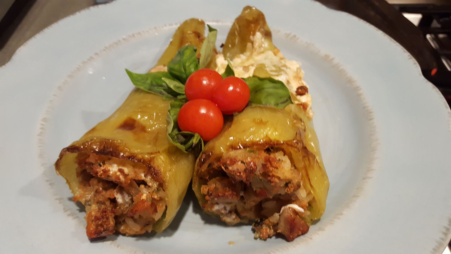 Italian Stuffed Cubanelle Peppers Recipe