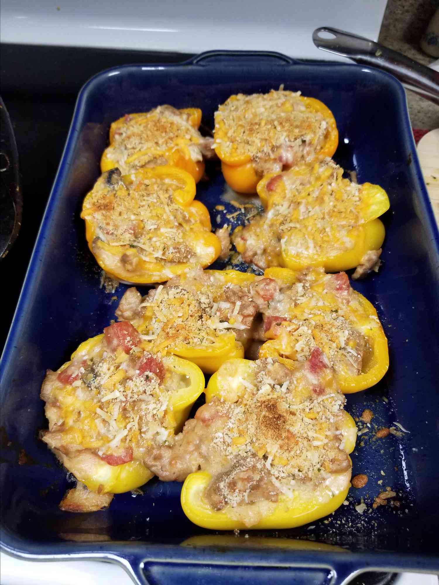 Turkey-Stuffed Peppers Recipe