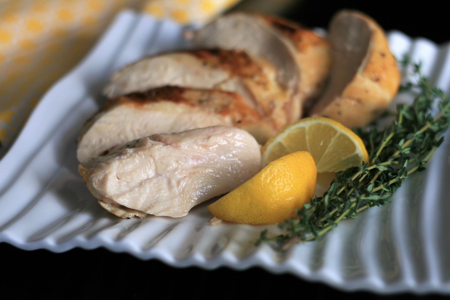 Sous Vide Chicken Breast with Lemon and Herbs Recipe