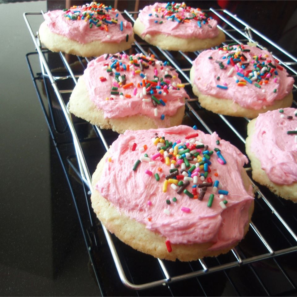 Pink Icing Cookies Recipe