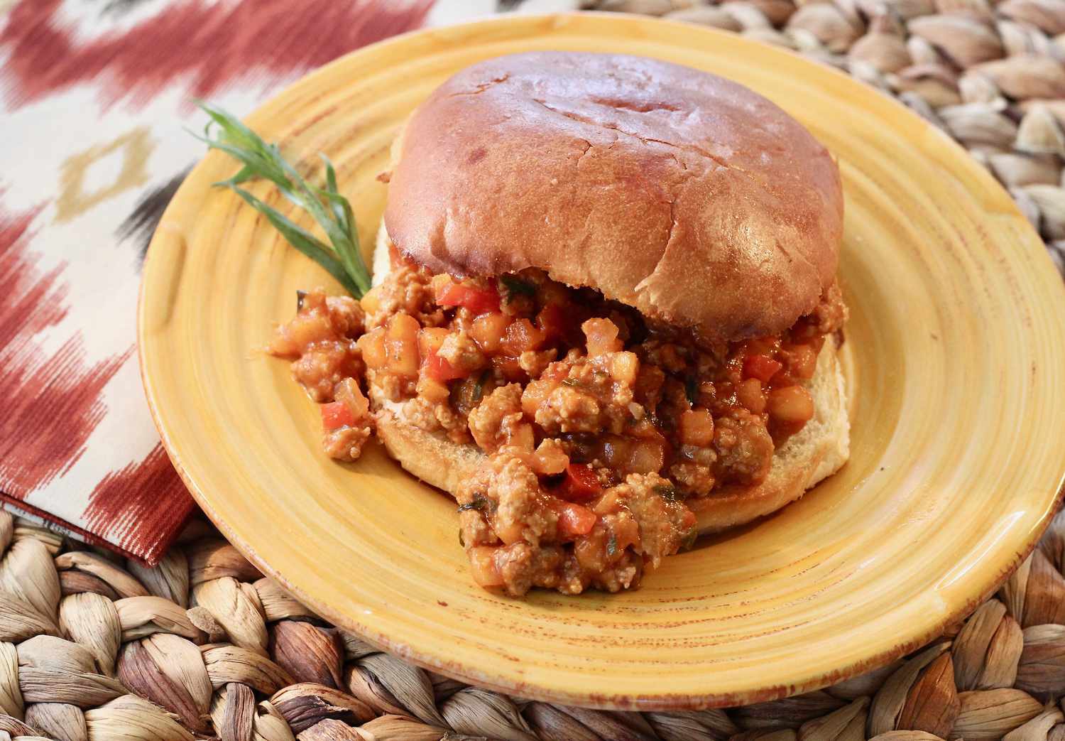 Apple-Tarragon Turkey Sloppy Joes Recipe