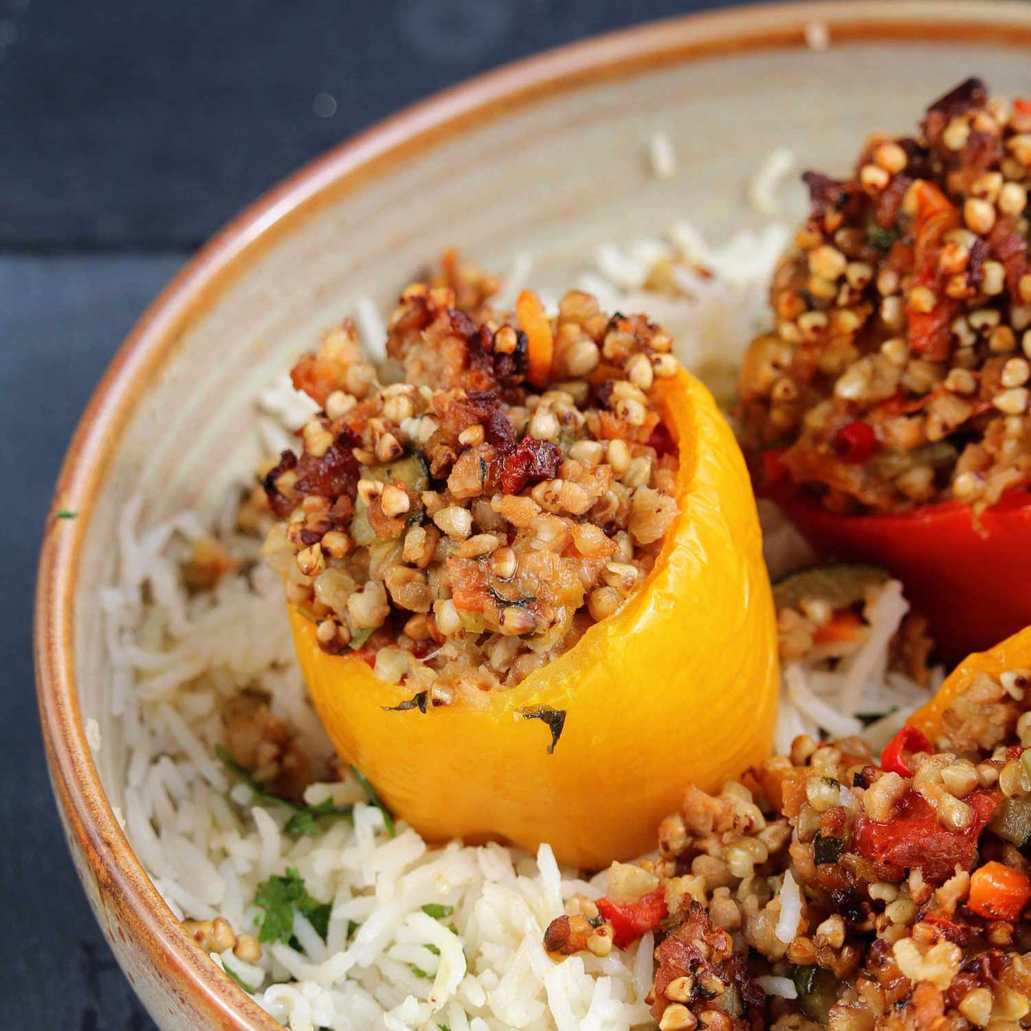 Ellen's Vegan Stuffed Peppers Recipe