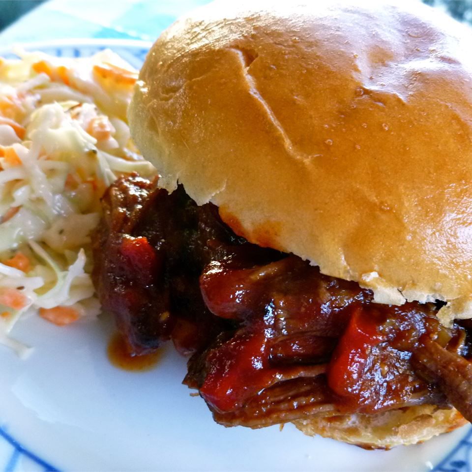 Sloppied Flank Steak Sandwiches Recipe