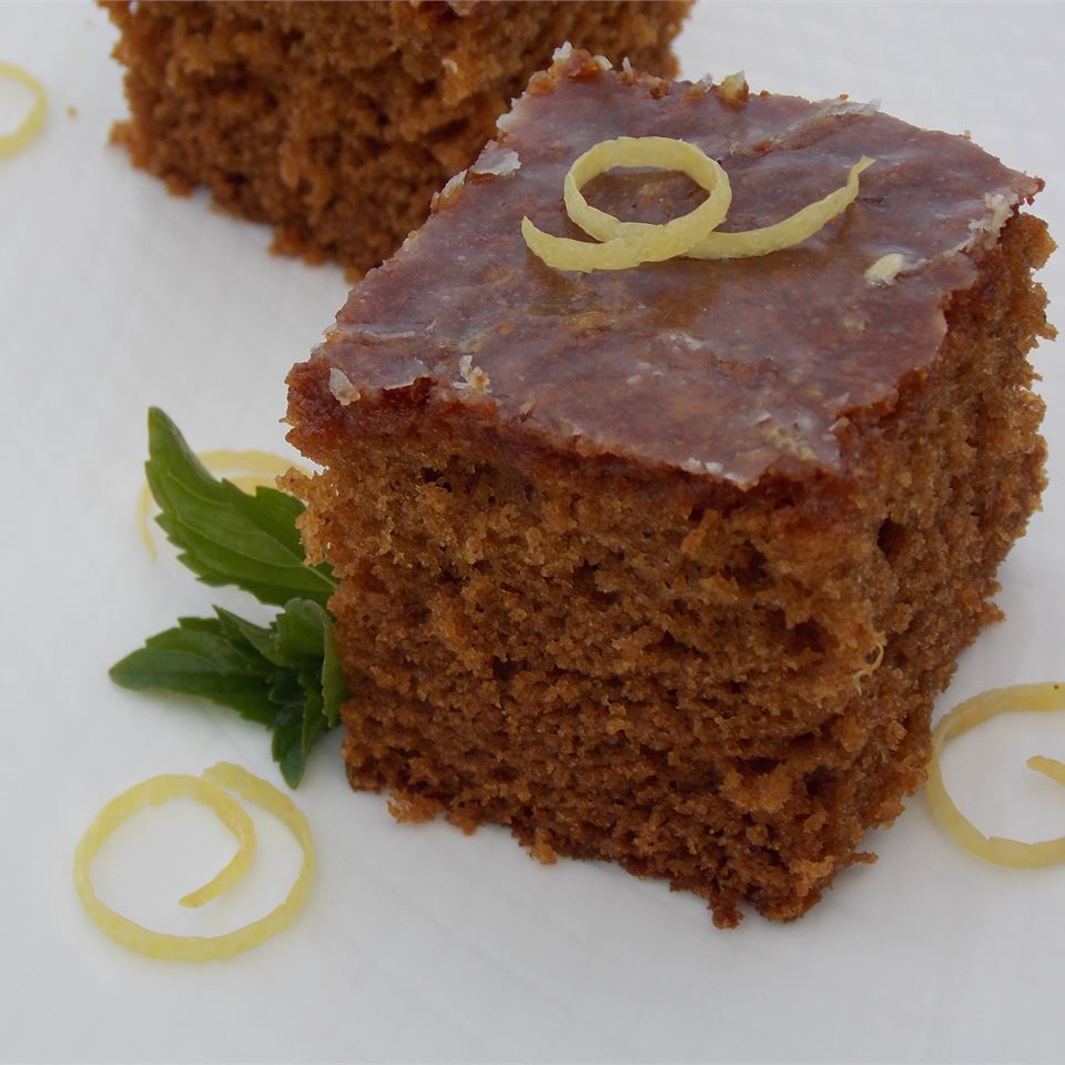 Gingerbread Cake with Lemon Glaze Recipe