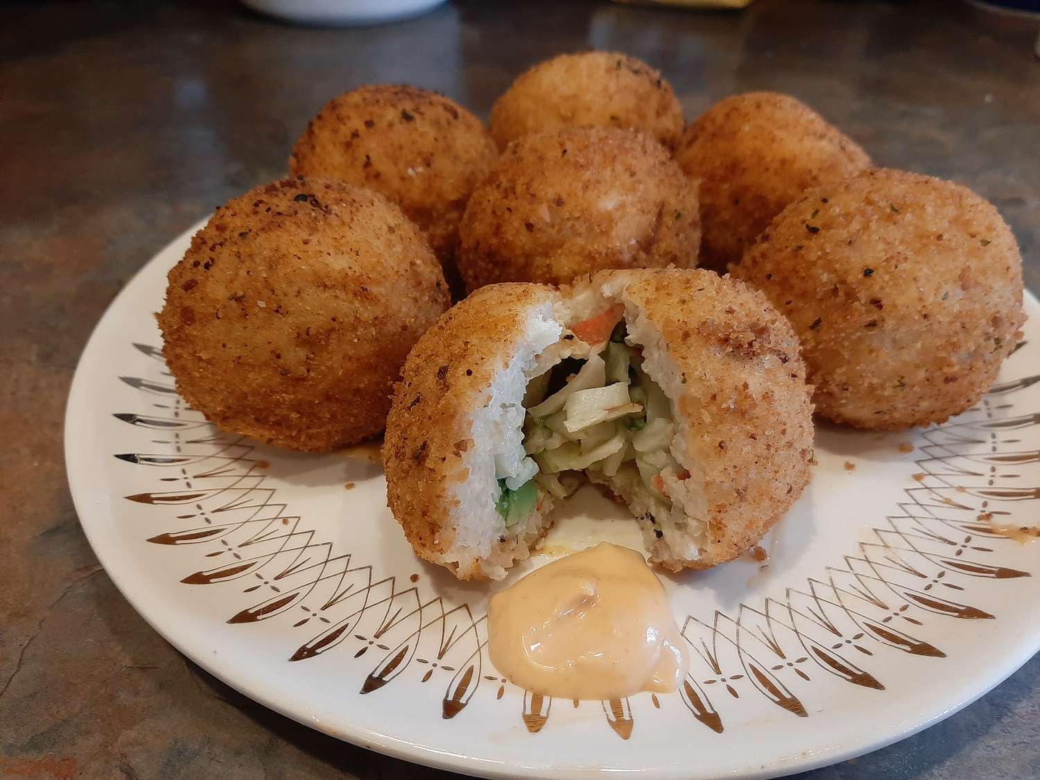 Deep-Fried California Roll Rice Balls Recipe