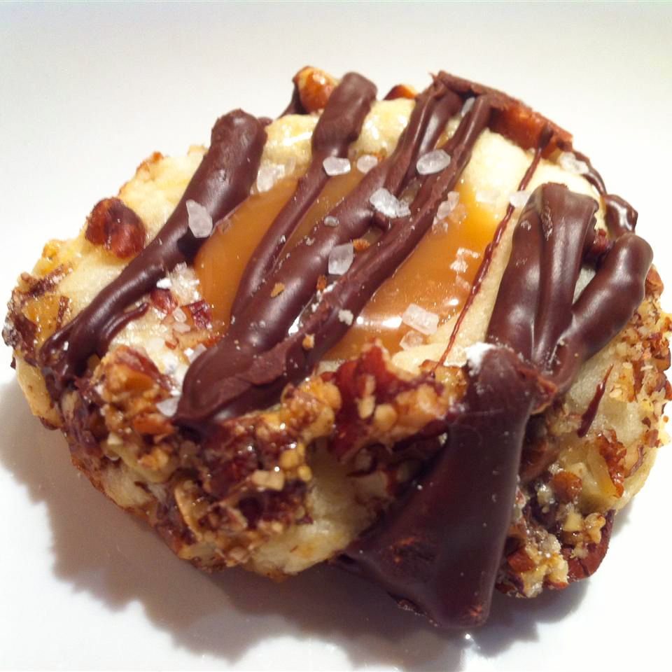 Salted Caramel Chocolate Pecan Cookies Recipe