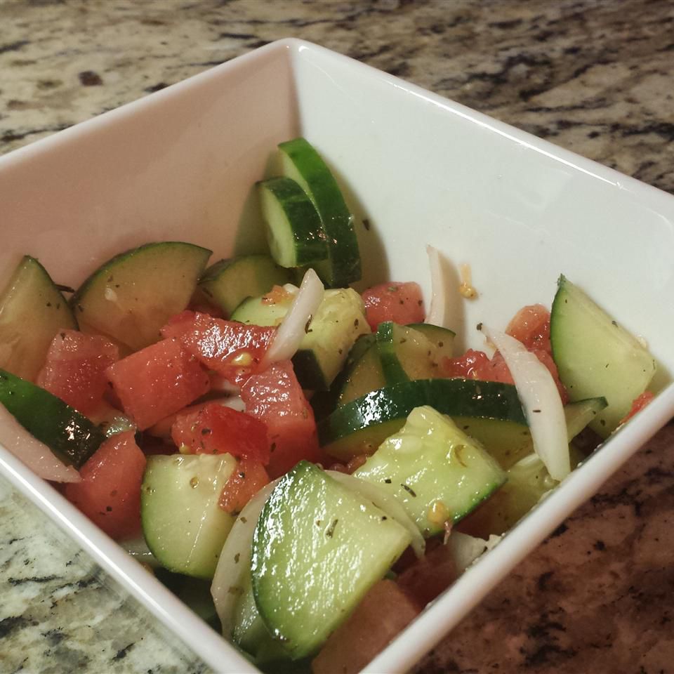 Cucumber Watermelon Salad Recipe