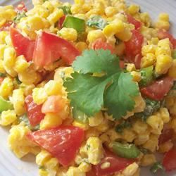 Cilantro Tomato Corn Salad Recipe