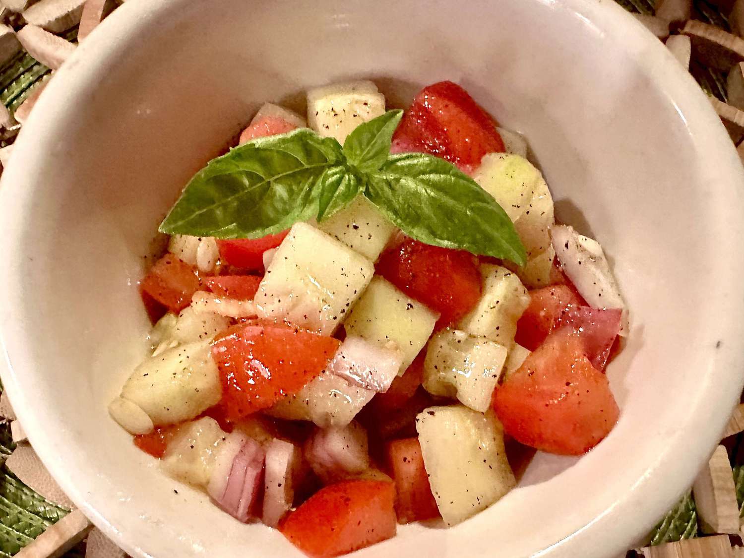 Tomato Cucumber Onion Salad Recipe