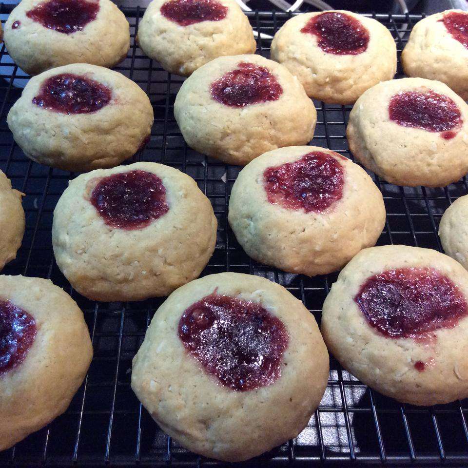 Coconut Raspberry Cookies Recipe