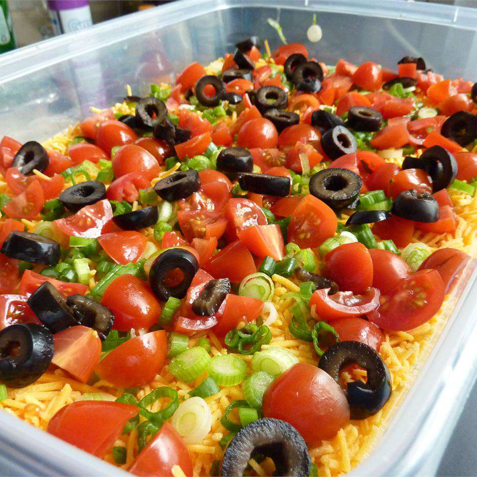 Seven Layer Tex Mex Dip Recipe