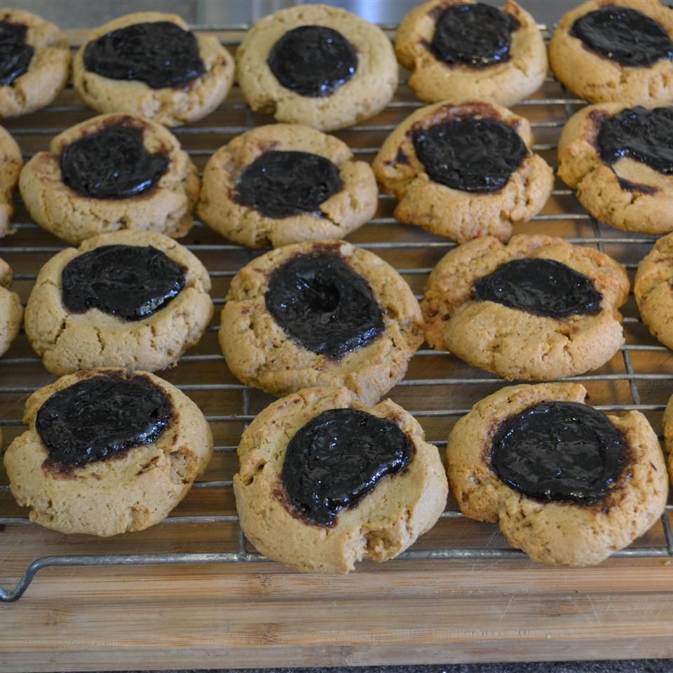 Peanut Butter and Jelly Thumbprint Cookies Recipe