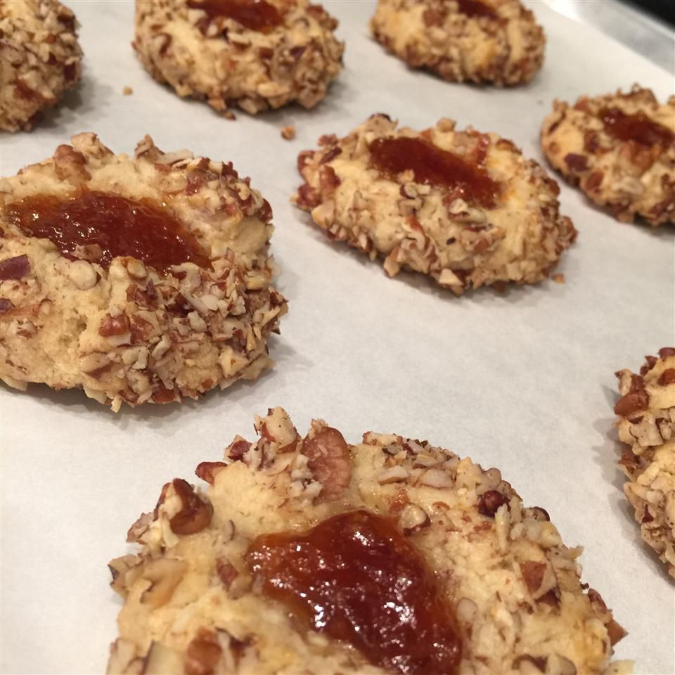 Pecan Raspberry Thumbprint Cookies Recipe
