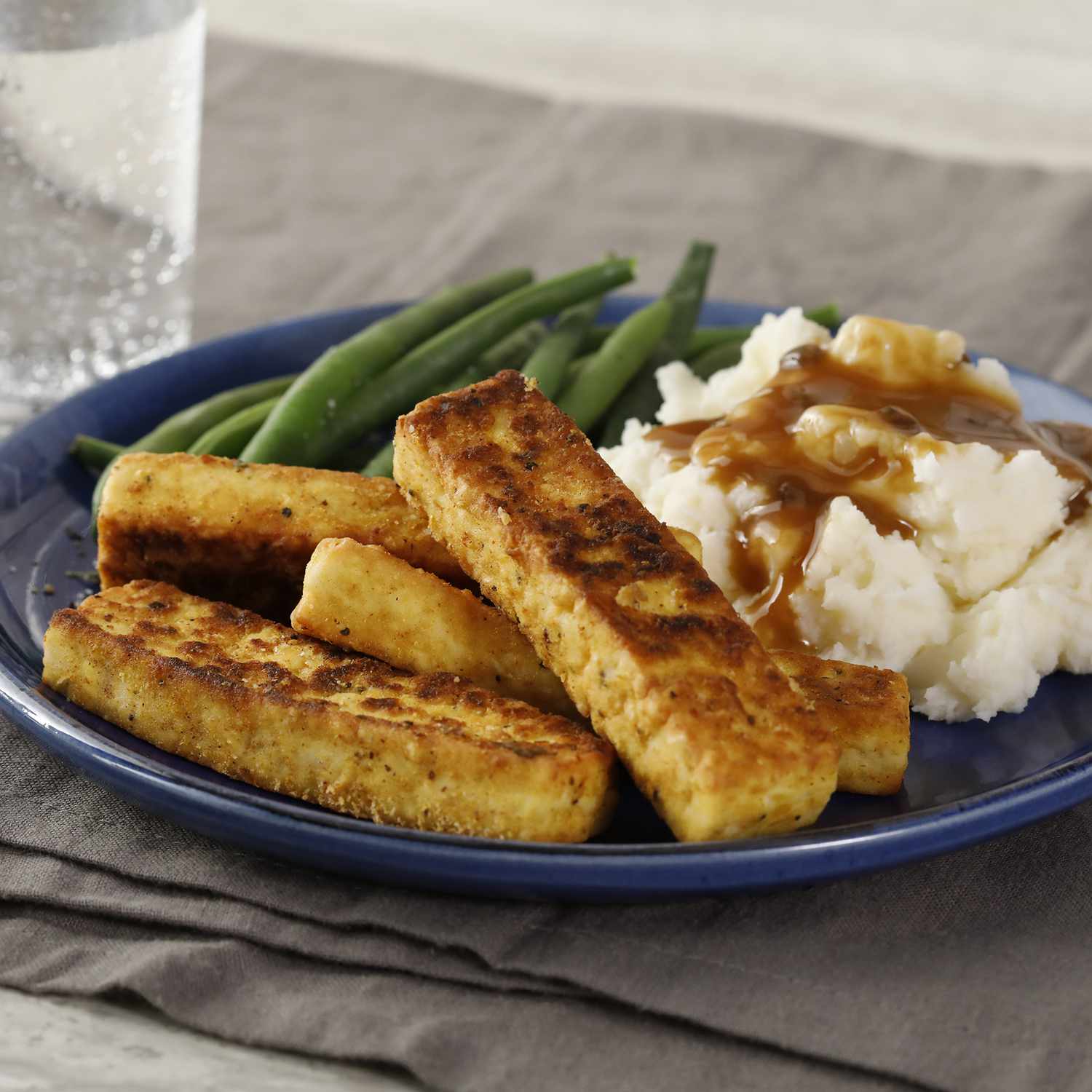 Breaded, Fried, Softly Spiced Tofu Recipe