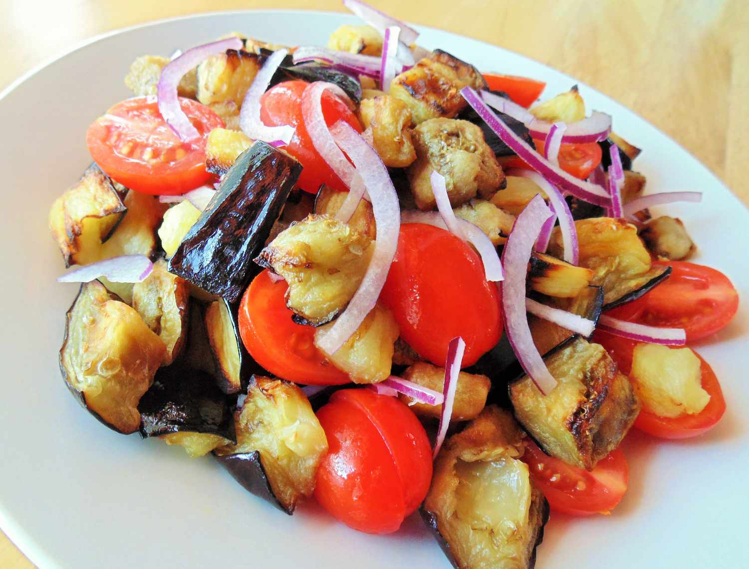 Eggplant Tomato Salad Recipe
