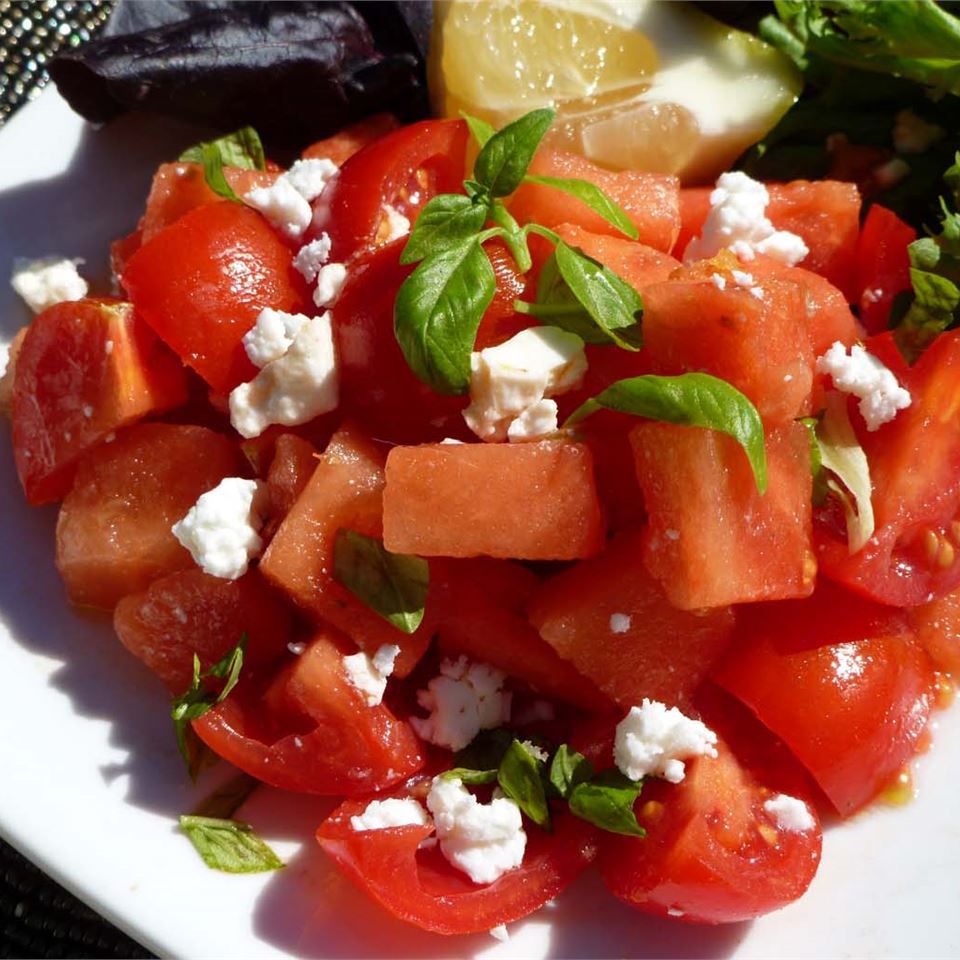Watermelon and Tomato Salad Recipe
