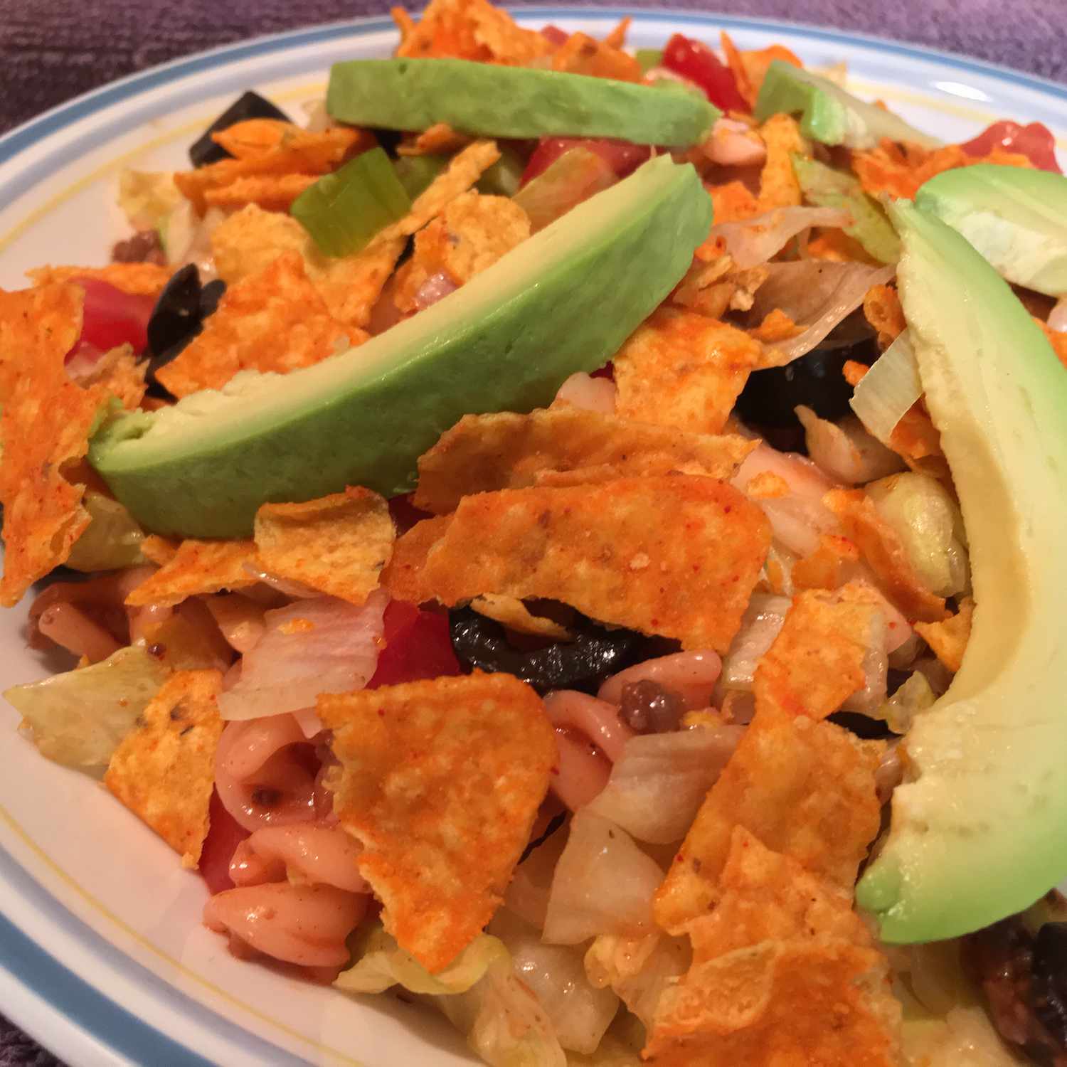 Taco Pasta Salad with French Dressing Recipe