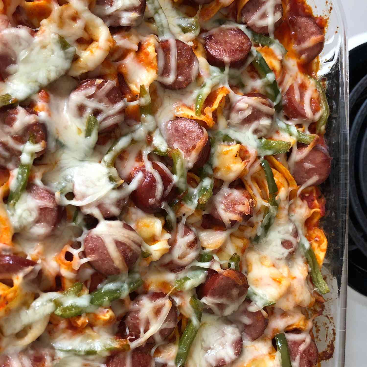 Smoked Sausage and Tortellini Skillet Recipe