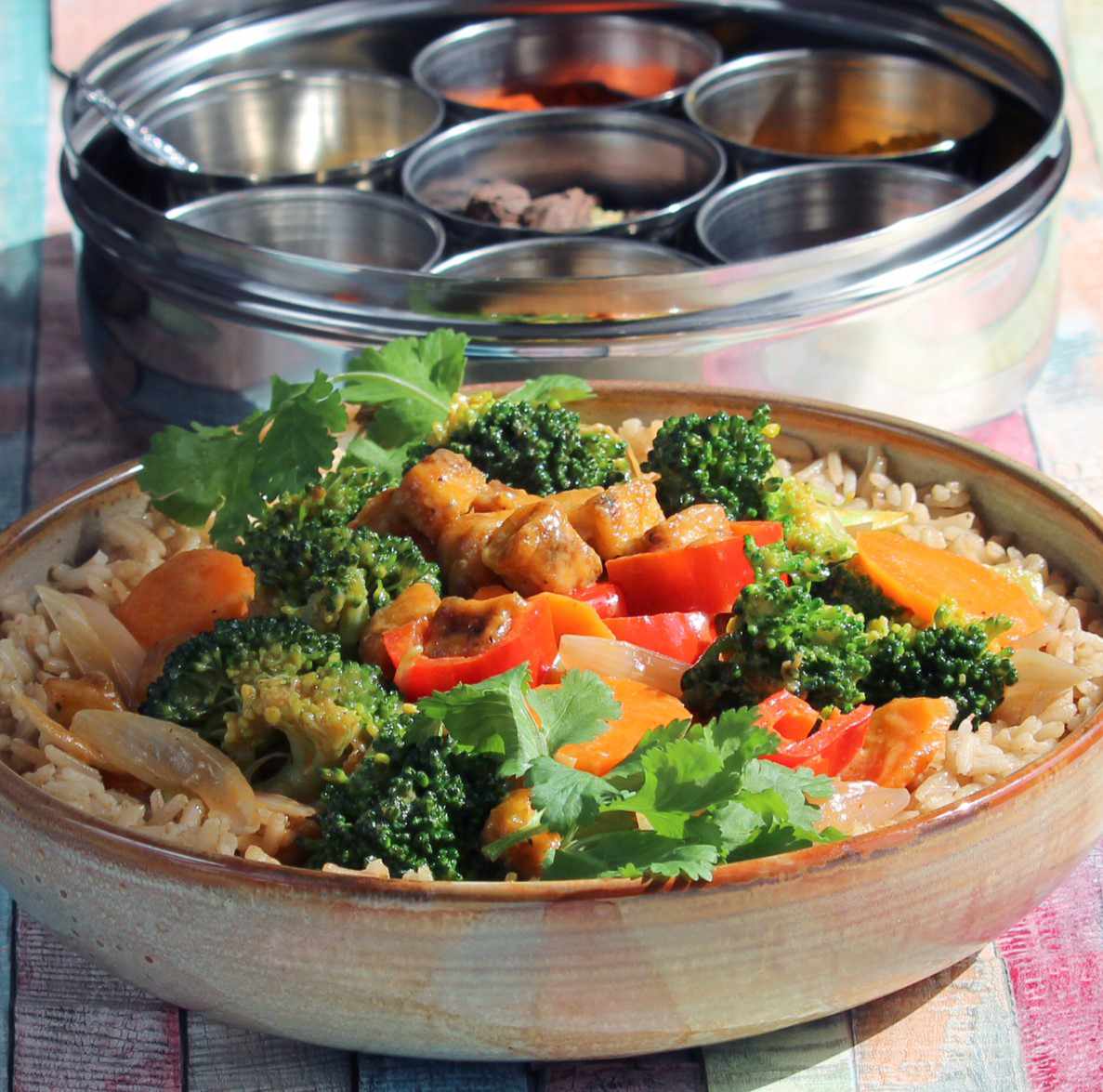 Panang Curry with Tofu and Vegetables Recipe