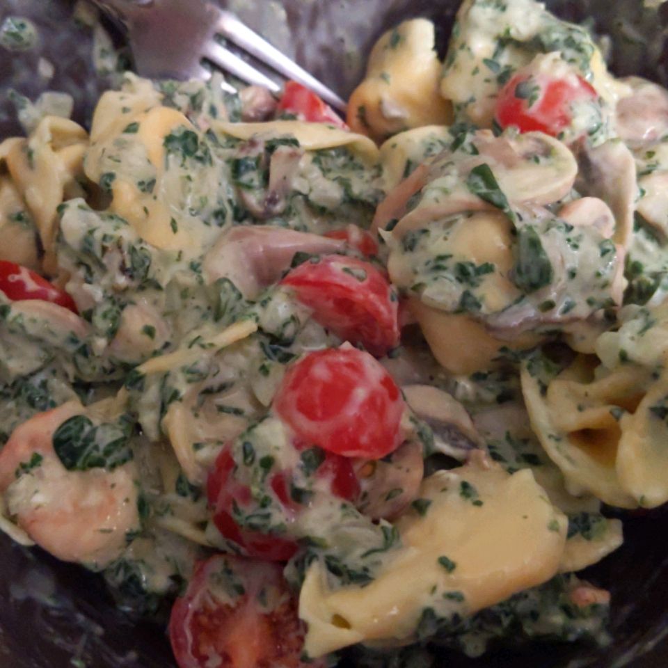 Creamy Spinach Tortellini Recipe
