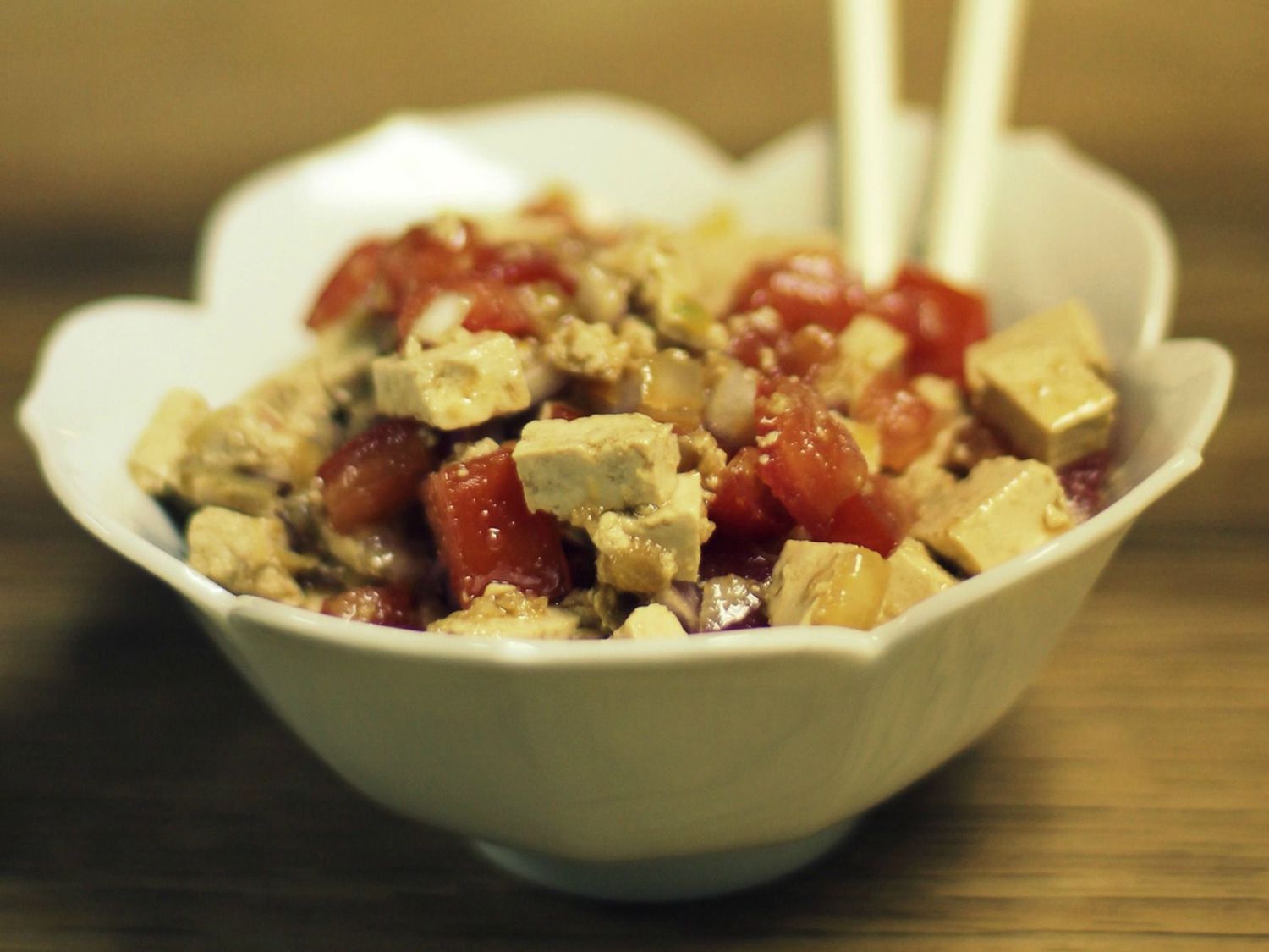Japanese Tofu Salad Recipe