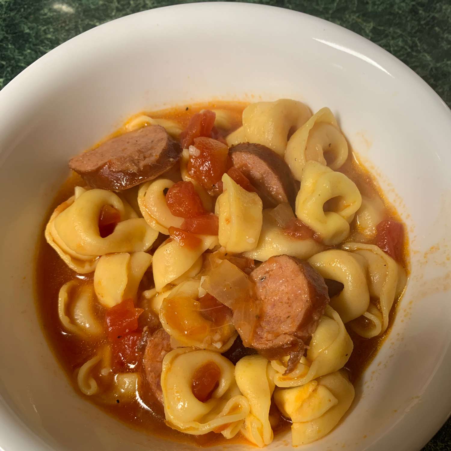 Smoked Sausage and Tortellini Soup Recipe