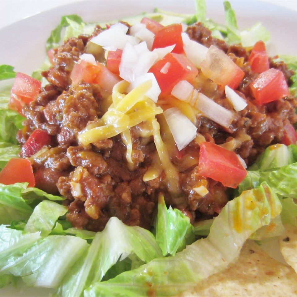 Mom's Hot Mexican Salad Recipe