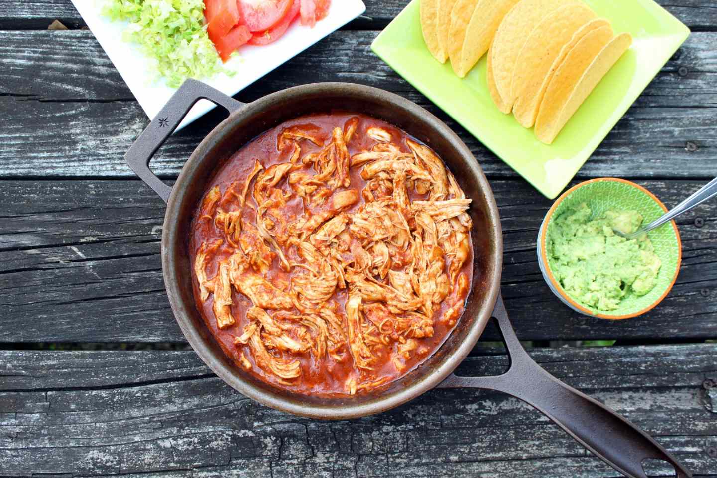 Shredded Chicken Tacos Recipe