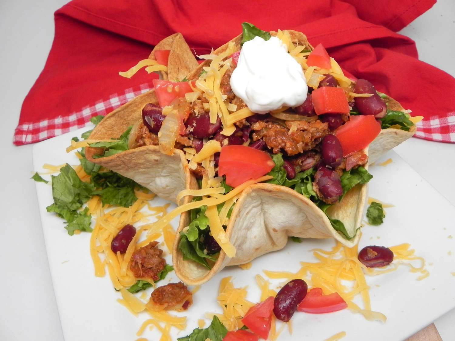 Vegetarian Taco Salad Recipe