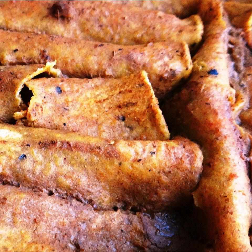 Vegan Pasilla Enchiladas with Avocado and TVP Recipe