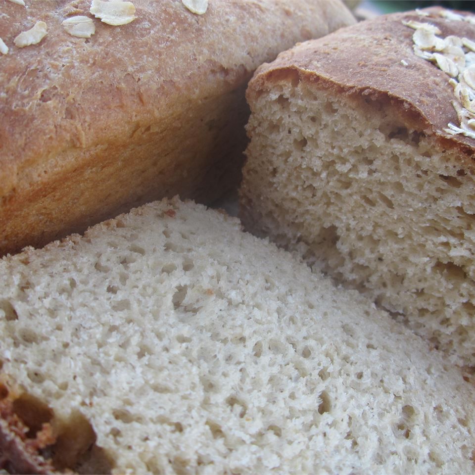 Bread Machine Honey-Oat-Wheat Bread Recipe
