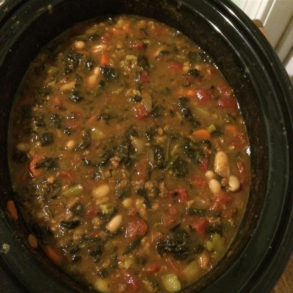 Vegetarian Pumpkin Spinach Chili Recipe