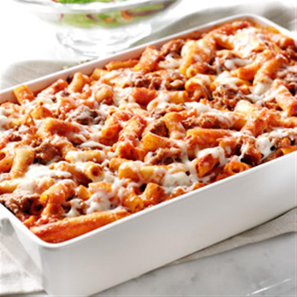 RAGÚ No Boiling Beefy Baked Ziti Recipe