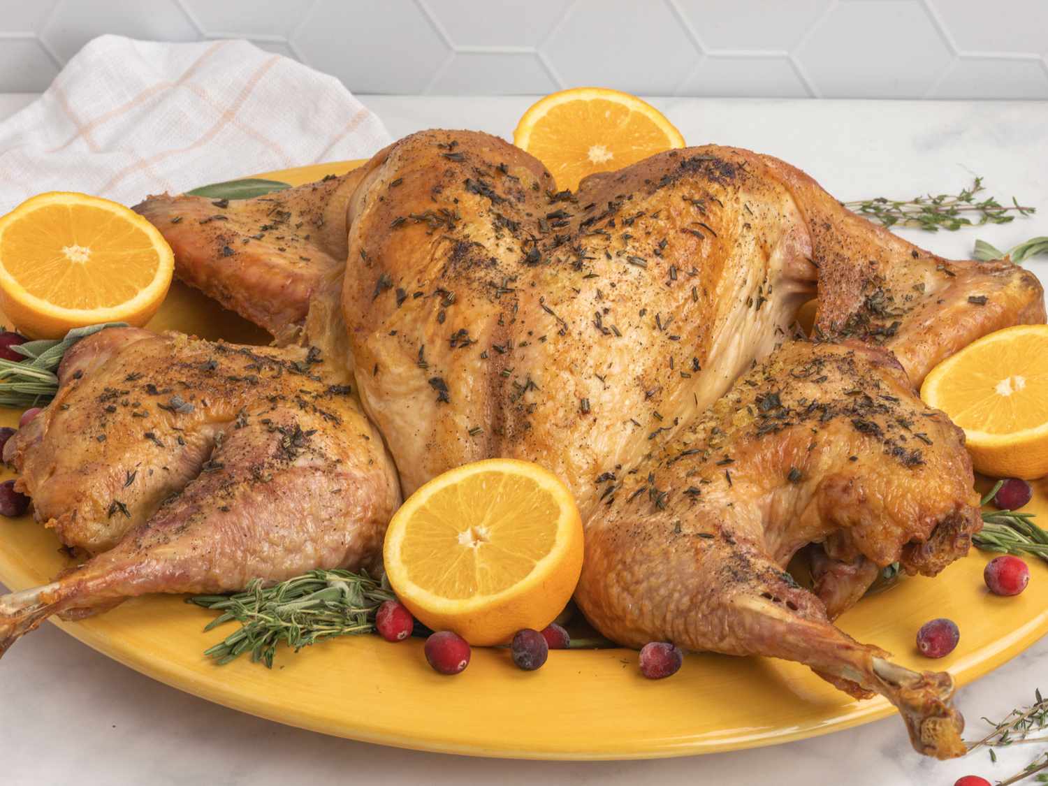 Roast Spatchcock Turkey Recipe