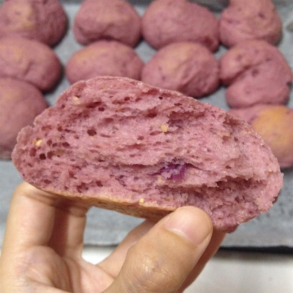 Purple Sweet Potato Whole Wheat Bun Recipe