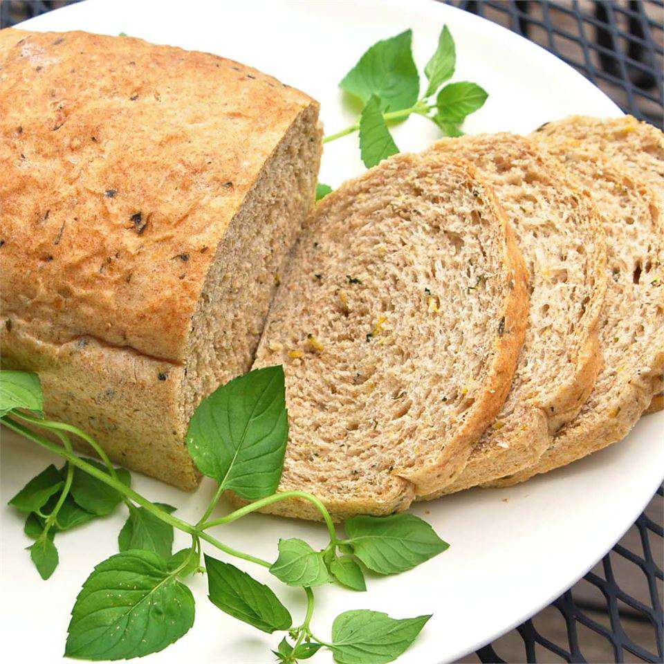 Whole Wheat Zucchini Herb Bread Recipe