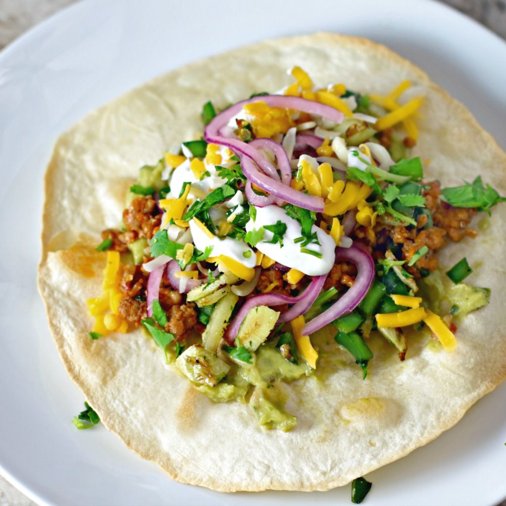 Crispy Ground Turkey Tostadas Recipe