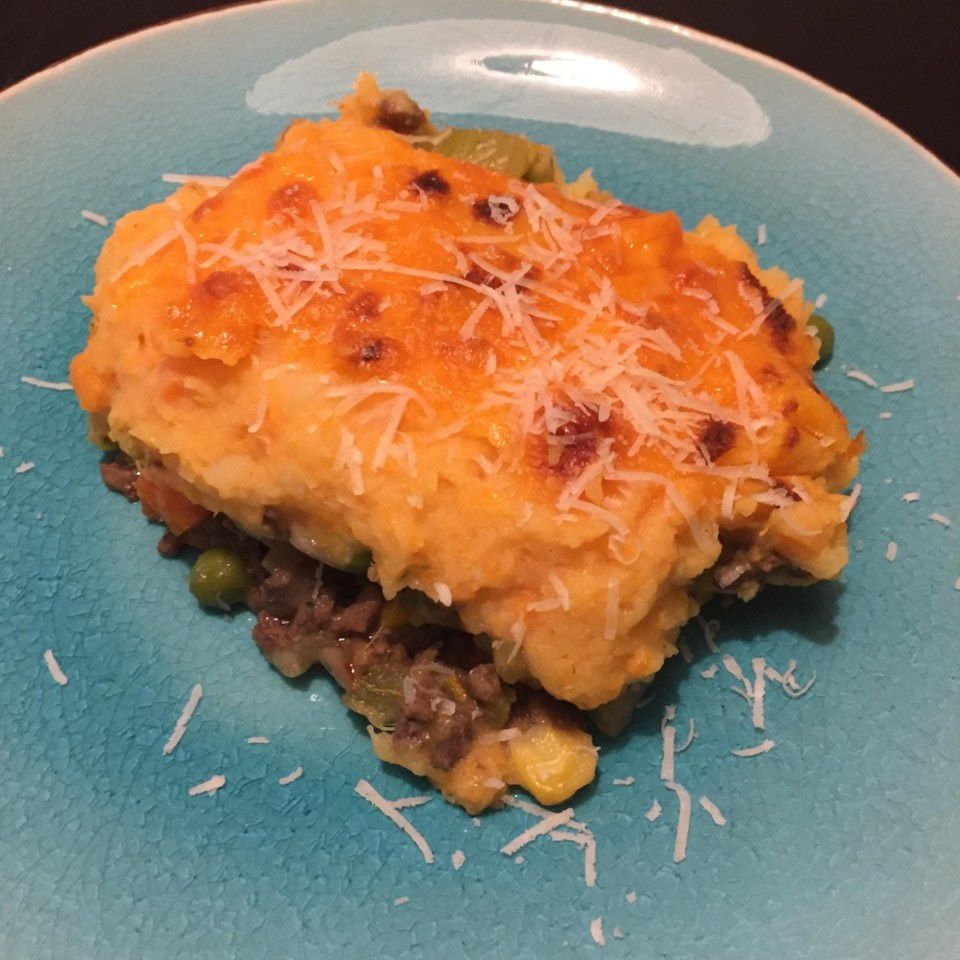 Instant Pot Shepherd's Pie with Potatoes and Yams Recipe