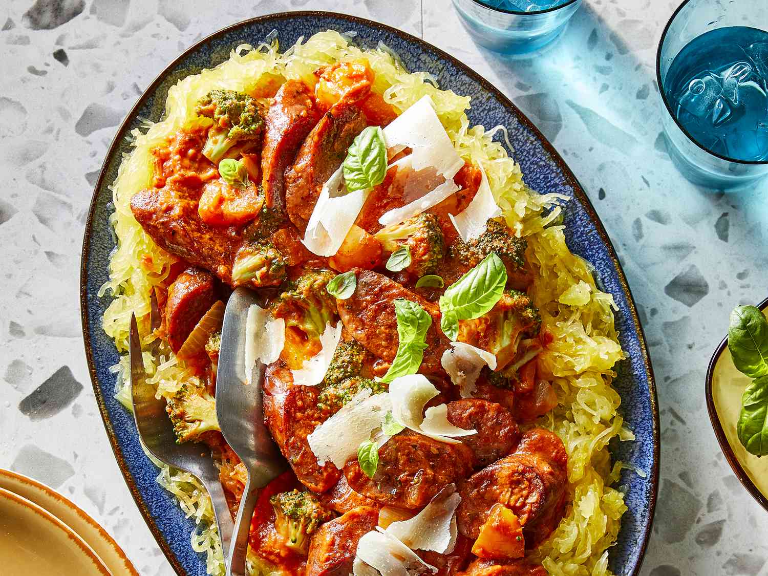 Smoked Sausage with Spaghetti Squash Recipe