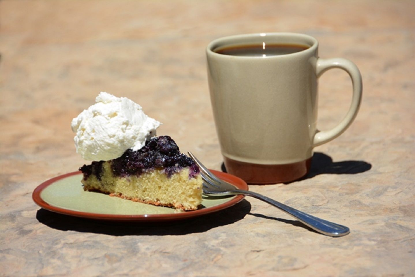 Blueberry Cornmeal Upside-Down Cake Recipe