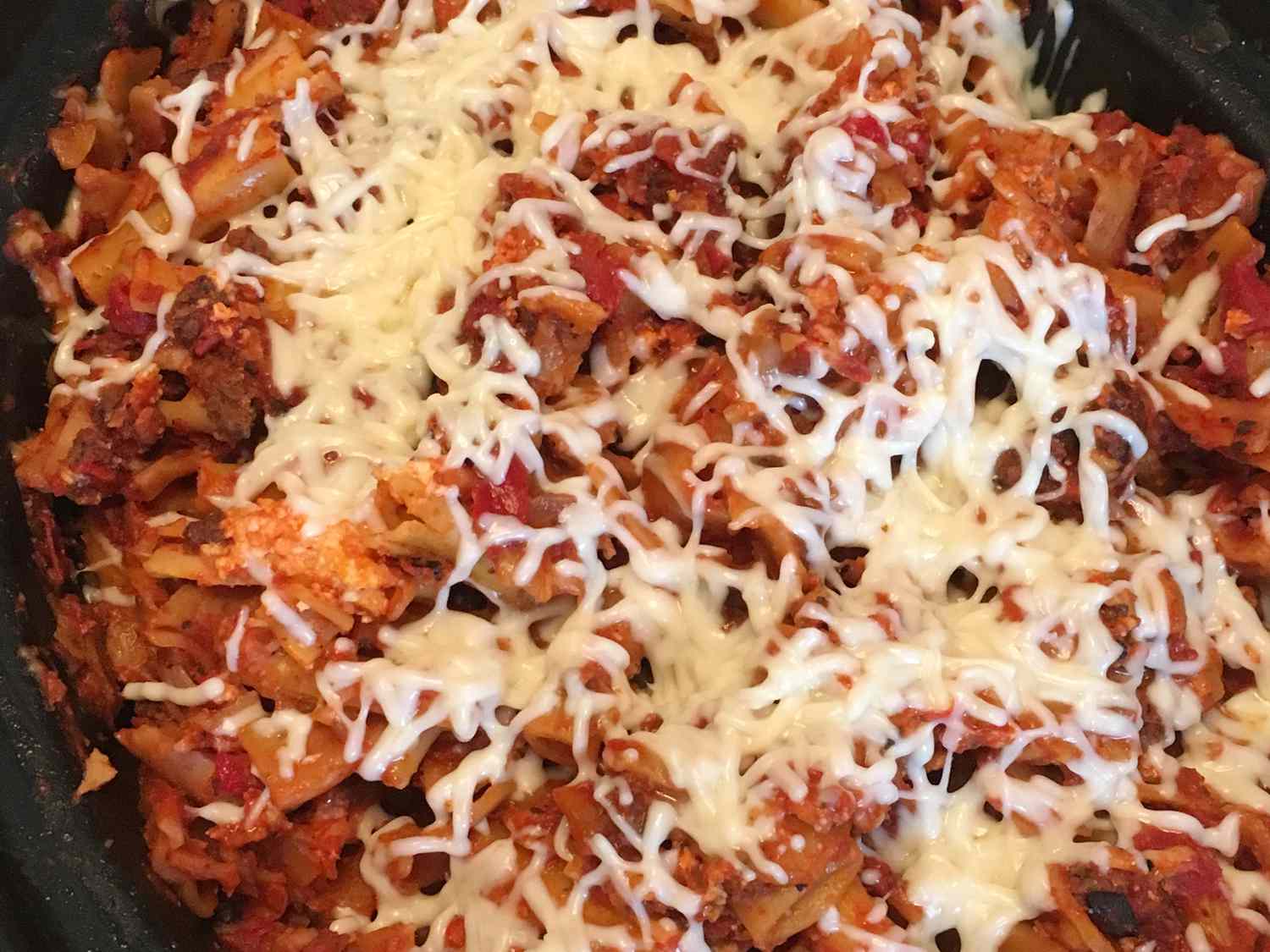 Slow Cooker Baked Ziti Recipe