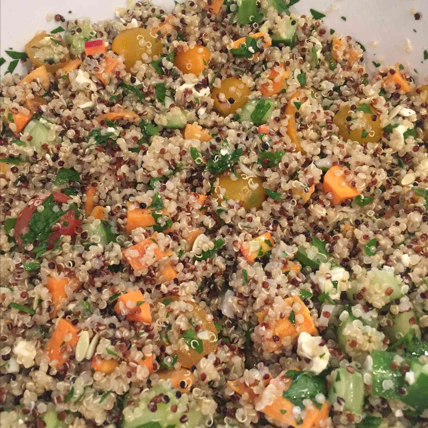 Quinoa Salad with Roasted Yams Recipe
