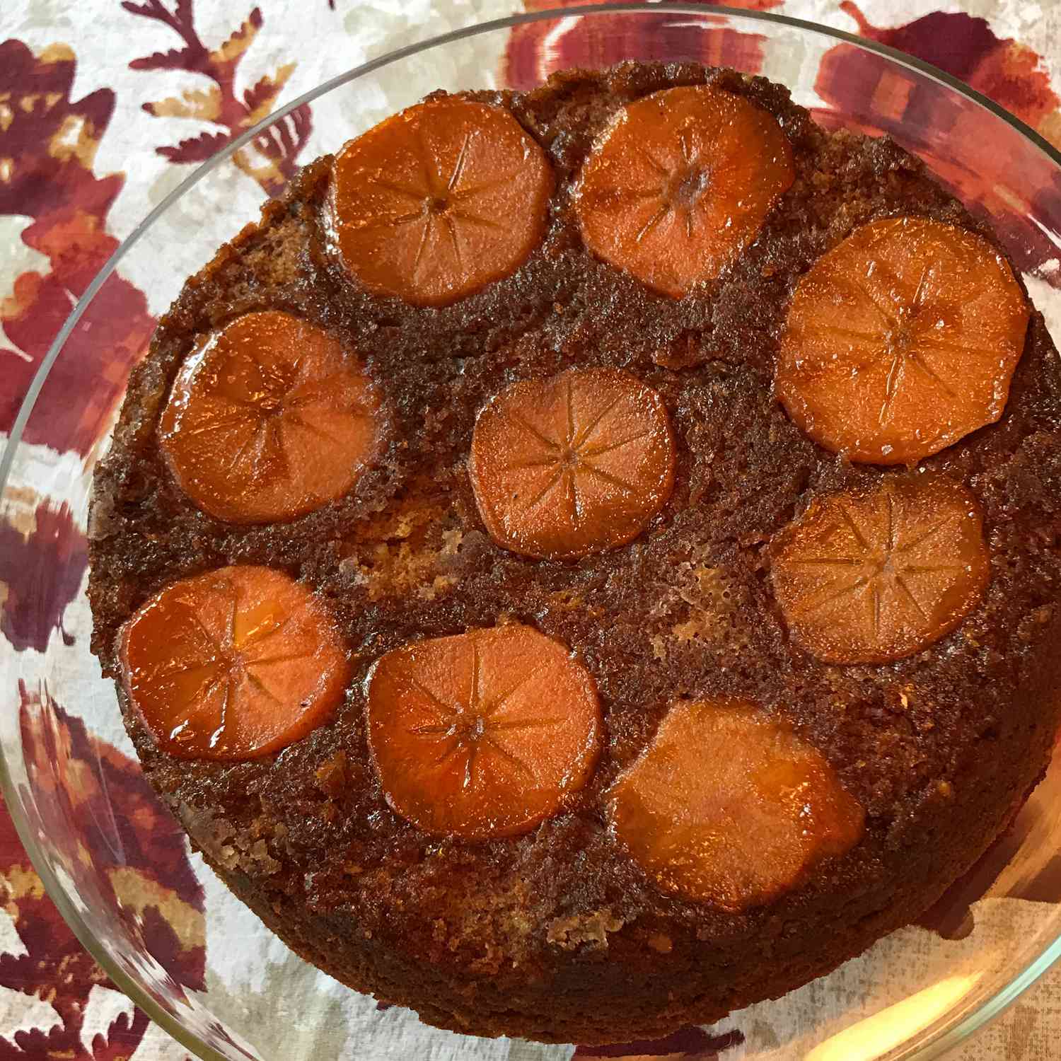 Persimmon Upside Down Cake Recipe